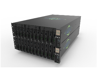 KMAX Server chassis, fully populated with 12-blades