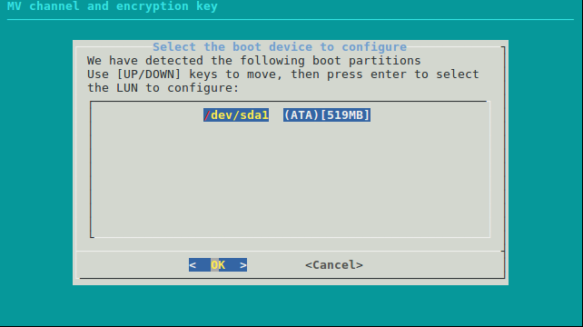 Channel and Encryption key